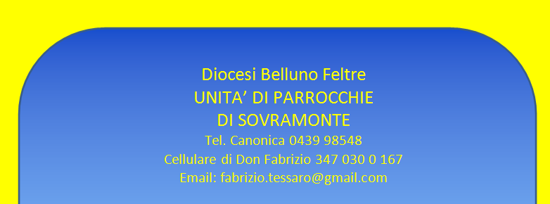 Intestazione unit parrocchiale